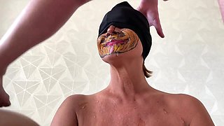 Mature pumpkin cum on face