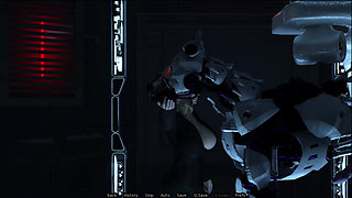 Sexbot: getting fucked with a strap-on