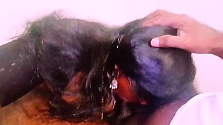 Hot Desi Maid in Black Saree Fucked Hard - Telugu Dirty Talk & Big Tits