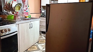 Real Homemade Sex in the Kitchen