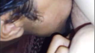 Compilation of moments in which I suck her rich fat and hairy pussy to my wife's slut