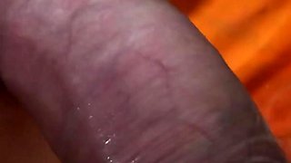 Extreme close-up. Pissing while fucking inside a hairy pussy. Perverting amateurs