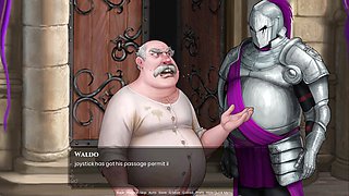 Anime adventure with big boobs and joystick action