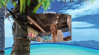 Cute Thai Teen Student Begs for a Deep Creampie