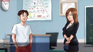 Horny Dude Wants To Help His Sexy Roommate Jenny To Get a Huge Dildo - Summertime Saga 11 3D Porn Game