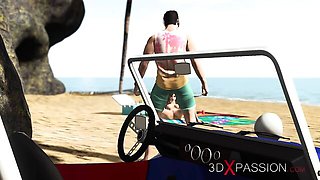 Blowjob xxx with sublime princess from 3DXPassion
