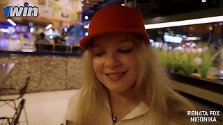 Attractive teen Alyssa Flames breathtaking sex clip