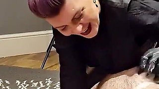 Gothic Giantess Facesitting