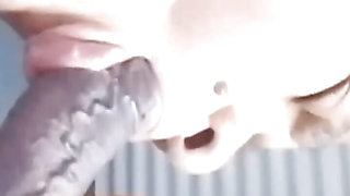 Close up sucking