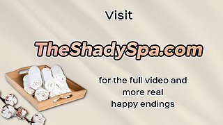 21yo cute masseues gives passionate HJ