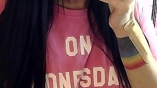 Pretty MILF Natural Smoking