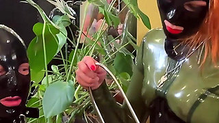 Private Femdom Session Training for the Rubberslave - Part 1