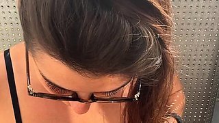 Sexy beautiful ass brunette babe outdoor solo