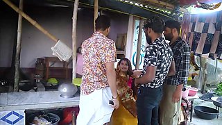 DESI SUDIPA BHABHI HARDCORE OUTDOOR SEX WITH HER FANS FULL MOVIE - threesome sex with cum on pussy