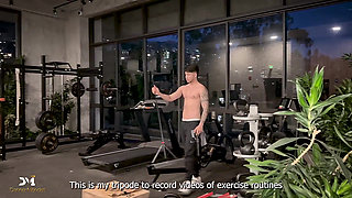 Passionate Sex with a Stranger After the Gym - Danner Mendez and Iris Rodriguez