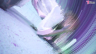 Tattood Girl with Glasses and Buttplug Fucks a Tattooed Dick, DP, Facial