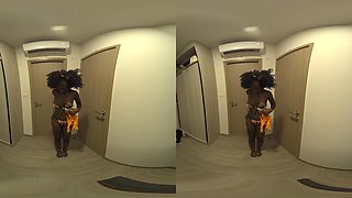Pov: Black Afro-American Amelia Star - Teasing Vol. 2 (Black Skin African In Thailand)