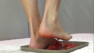 I Trample Strawberries with My Feet and Pee in Them