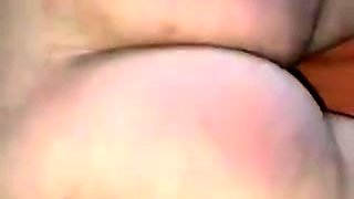 Horny amateur is taken up the ass by this black dick