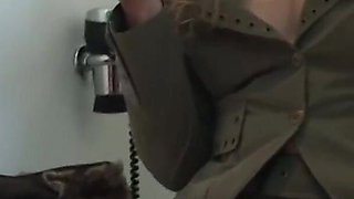 Milf using her slave husband for her frustrations