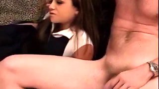 Stepdad makes daughter suck his cock