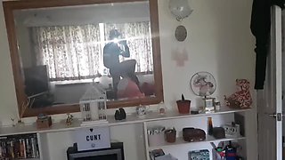 Blindfolded on My Kness Sucking BBC in Maid Outfit