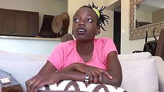 Big ass ebony MILF enjoyed rough sex