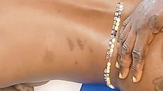 Mfm Threesome African BBC Hardcore Fucked Her Wet Juicy Pussy Spank Her Ass