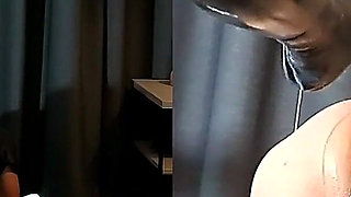 With the Latex Foot in the Slave Cunt