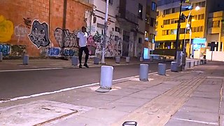 Amateur milf outdoors blowjob and fucking