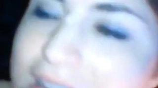 A Blowjob and Facial at the Hotel Pool and Amateur Wife Jerks Cock for Cumshot on Face