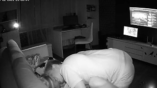 Sexy amateur blonde Russian web cam girl sucking on her toy