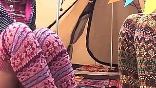Wet Socks, Toes Soaked in Saliva - Saku Kurosaki Surrenders to Fuka Nagano’s Foot Scent