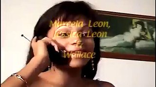 Two hot mulatto sisters with big asses moaning and cumming, giving their pussy and very tasty spit: Porn