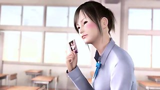 Beauty student get fuck her classmate - Hentai 3D 57