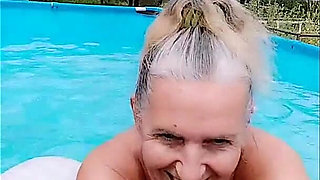 Hot Housewife Lukerya in the Pool