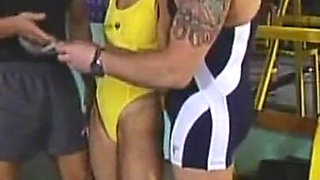 Beautiful Hot Young Girl Nice Body Gets Fucked by Two Big Hard Cocks in an Exciting Threesome Sex