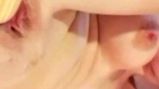 Sexy Redhead Can Take a Baseball Bat up Her Ass so Two Cocks Are Easy