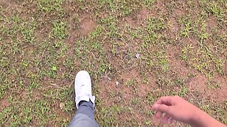 redhead stepsis allows to fuck her mouth while watching film