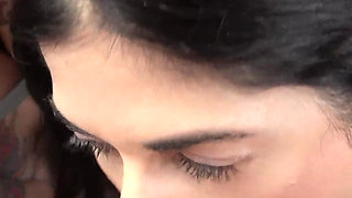 Elli and Anna Suck Dick on Their Lunch Break