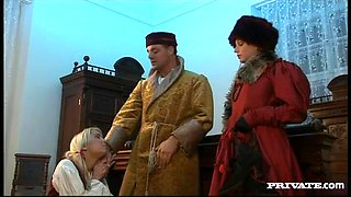 Bisexual Lovers Julie Silver and Liliane Tiger Try Footjob before Anal - Private Porn Sex Videos