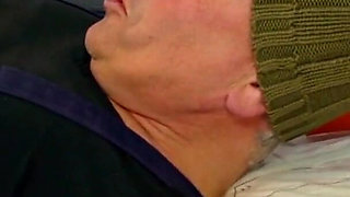 Sexy natural nurse gets fucked in the hospital car