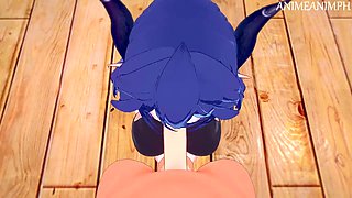 Cartoon hentai teen with big boobs porn