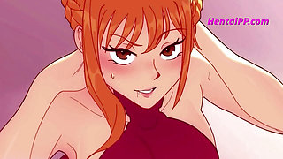 Naughty Nami Gets Ravaged By Luffy ( One Piece )