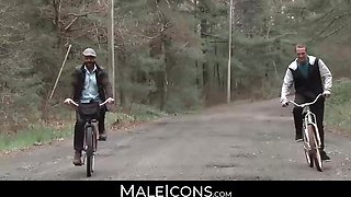 MaleIcons.com - Jaw-dropping stepfather Adam Russo's wish to penetrate lovely guiltless lad Derek Reed
