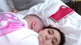 Stepbrother Helps Cute Teen With Homework - Petite Girl Takes Big Cock Deep in Her Tight Pussy