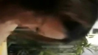 Asian Amateur Girl with Big Tits Gives Blowjob