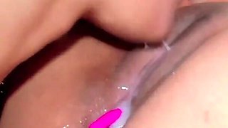 Lesbians Get Fucked by a Huge Dildo