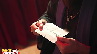 Slutty Slim Blonde Beauty Tempts the Priest To Enjoy Her Sinful Pussy & Fill It With His Jizz