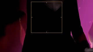 Beauty Lustful Chick at Club - 3D Animation